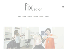 Tablet Screenshot of fixsalonseattle.com